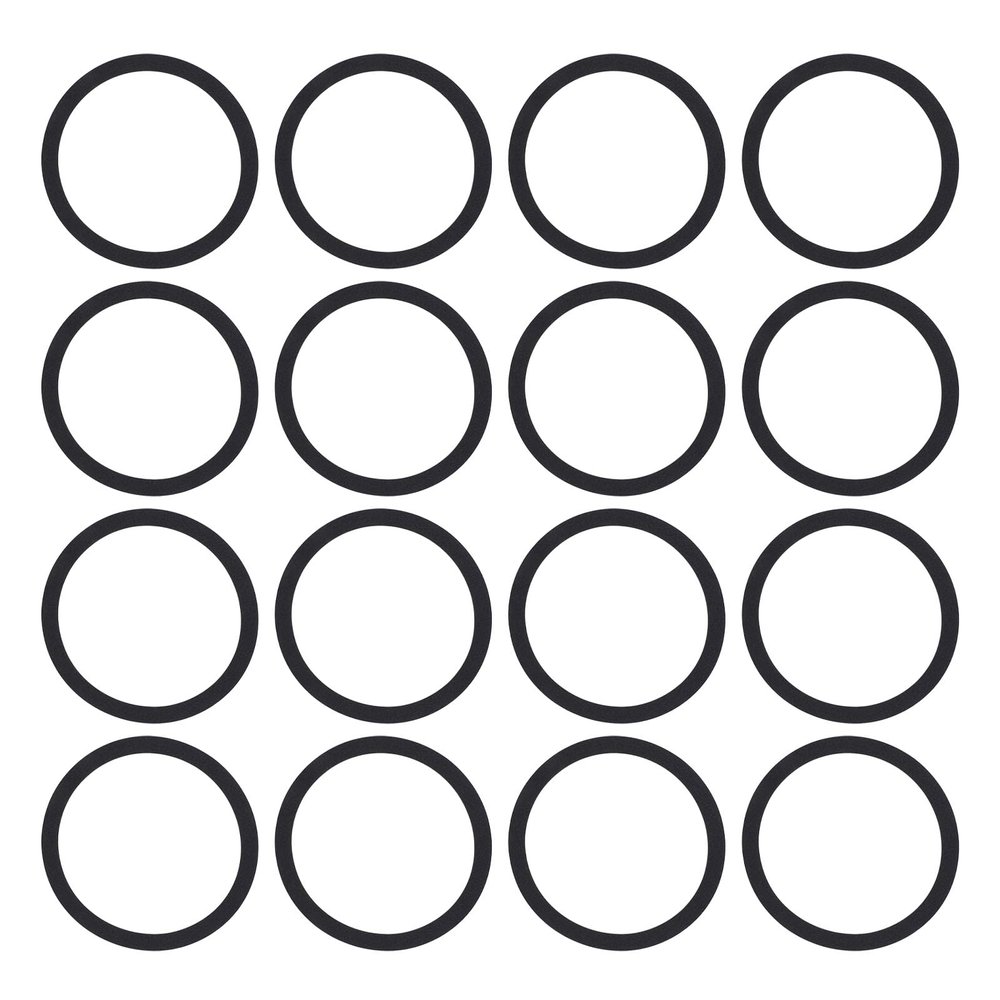16Pcs Speaker Sealing Rings, High Density EVA Foam Speaker Sealing Rings Replacement, Enhanced Sound Quality, for PA or DJ Subwoofers and Bass Speaker