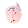 Baluue 1set Handheld USB Charging Fan Speeds and Lighted Makeup Mirror Portable and Mute for Home Office and Travel for -ups view 1