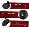 Angoily 1pc Punch Wall Mount Bracket for Echo Easy Install Voice Box Storage Rack Non-damaging Speaker Holder for Home Use Black view 2