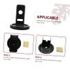 Angoily 1pc Punch Wall Mount Bracket for Echo Easy Install Voice Box Storage Rack Non-damaging Speaker Holder for Home Use Black view 4