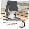 Angoily Adjustable Phone Bracket Foldable Tablet Holder for Desk for Gaming Video Watching and Photo Viewing Stable Support for and Tablets view 3