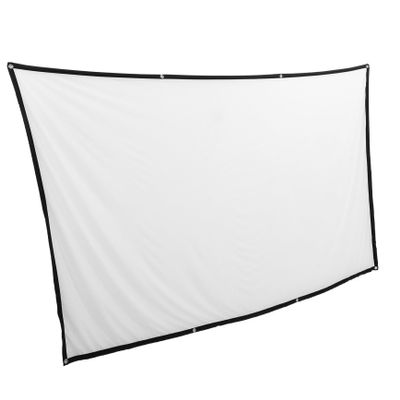 DOITOOL Small Projector Screen Polyester Aspect Ratio Pull Down for Movie Night Home Theater