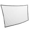 DOITOOL Small Projector Screen Polyester Aspect Ratio Pull Down for Movie Night Home Theater view 1