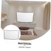 DOITOOL Small Projector Screen Polyester Aspect Ratio Pull Down for Movie Night Home Theater view 3