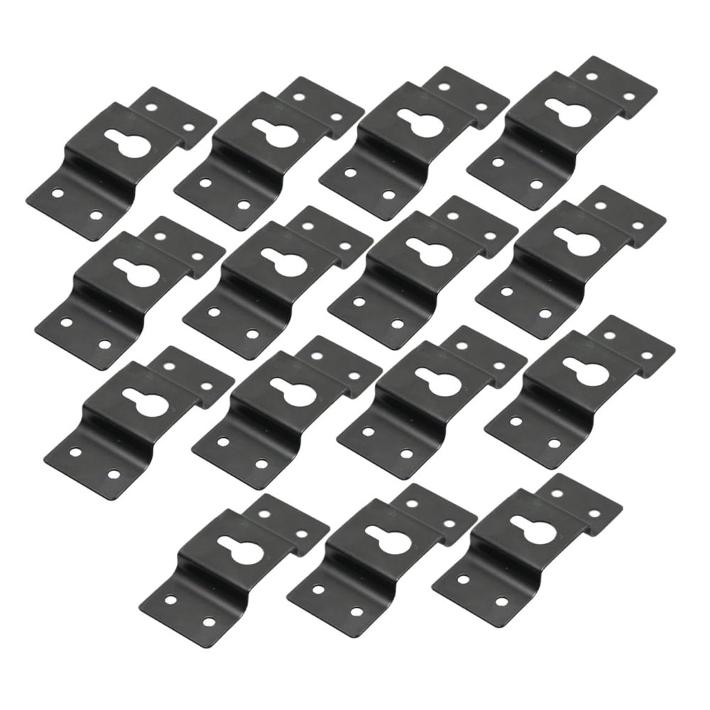 BRIGHTFUFU 15pcs Professional Surround Speaker Wall Mount Hooks Iron Plate Hangers for Echo Rear Hook Connectors