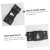 ARTIBETTER 15pcs Speaker Hanger Plate Connectors Surround Speaker Wall Mount Hooks Easy Install Wall Hangers for Heavy Duty Items view 4
