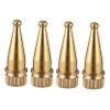 DOITOOL 4pcs Copper Speaker Feet Isolation Base Shockproof Stand for Amplifier and Turntable Dampening Pads Compact and Easy to Install Speaker Spike Foot view 1