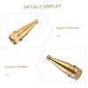 DOITOOL 4pcs Copper Speaker Feet Isolation Base Shockproof Stand for Amplifier and Turntable Dampening Pads Compact and Easy to Install Speaker Spike Foot view 2