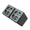 2pcs Mini Wired Gaming Speakers with RGB Led Portable USB Computer Loudspeakers for Laptop Desktop and Home High Compatibility Surround Sound and Stylish Design view 1