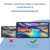 BOVUGAC [2 Pack] Screen Protector for ATMPC T10 Android 10 Inch Tablet Tempered Glass Film, Screen Protector for ATMPC T10 10 Inch Anti-Scratch & Sensitive & 9H Hardness view 2