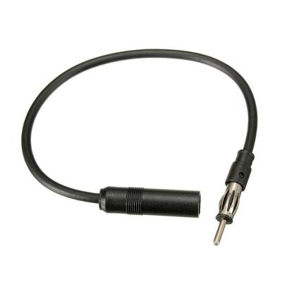 BOLOUY Antenna Car Radio Antenna Extension Cable Wire Cord Signals Enhancement 35cm Male to Female Suitable for Enhanced Reception