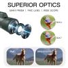 10X42 HD Monocular for Adults, Military Grade Compact Monocular Telescope with BAK-4 Prism & FMC Lens & Smartphone Holder & Tripod, Stargazing Hunting Bird Watching, Camping Hiking Travel Accessories view 2