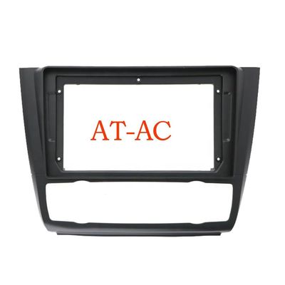 Audio Car Fascia Frame Adapter 9 inch Big Screen Compatible with 1 Series 2005-2012 2 Din CD DVD Player Fitting Panel Frame Kit(Frame AT)