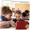 Angoily Adorable Boys and Girls Headphones Wire Over Ear Headset for School Decorative Earphones view 2