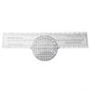 Aviation Slide Ruler 360 Rotatable Azimuth Plotter Navigation Engineering Measuring Tool for Pilots Flight Planning Map Reading 4 Scale Conversion view 1