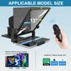 13-inch high-Definition Wide-Angle teleprompterHigh-Definition Beam Splitter DesignManual Height Adjustment, Compatible with a Wide Range of Deviceswith Remote Control and teleprompter apps view 3