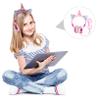 LIFKICH Wired Headphones for Adults Over The Ear Headset Cat Ears Earphones Microphone for Laptop Cellphone view 3