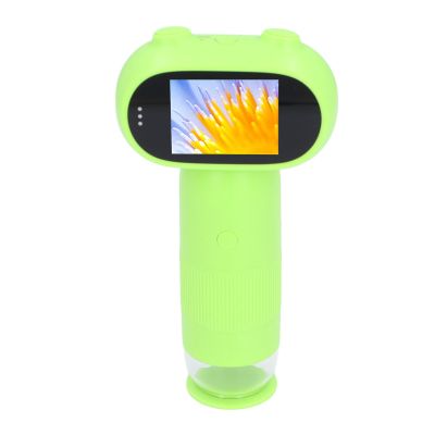 Digital Microscope with Screen: Handheld USB Magnifying Glass with 8 LEDs, 2in Screen for Precious Item Observation, Welding and Watch Repair