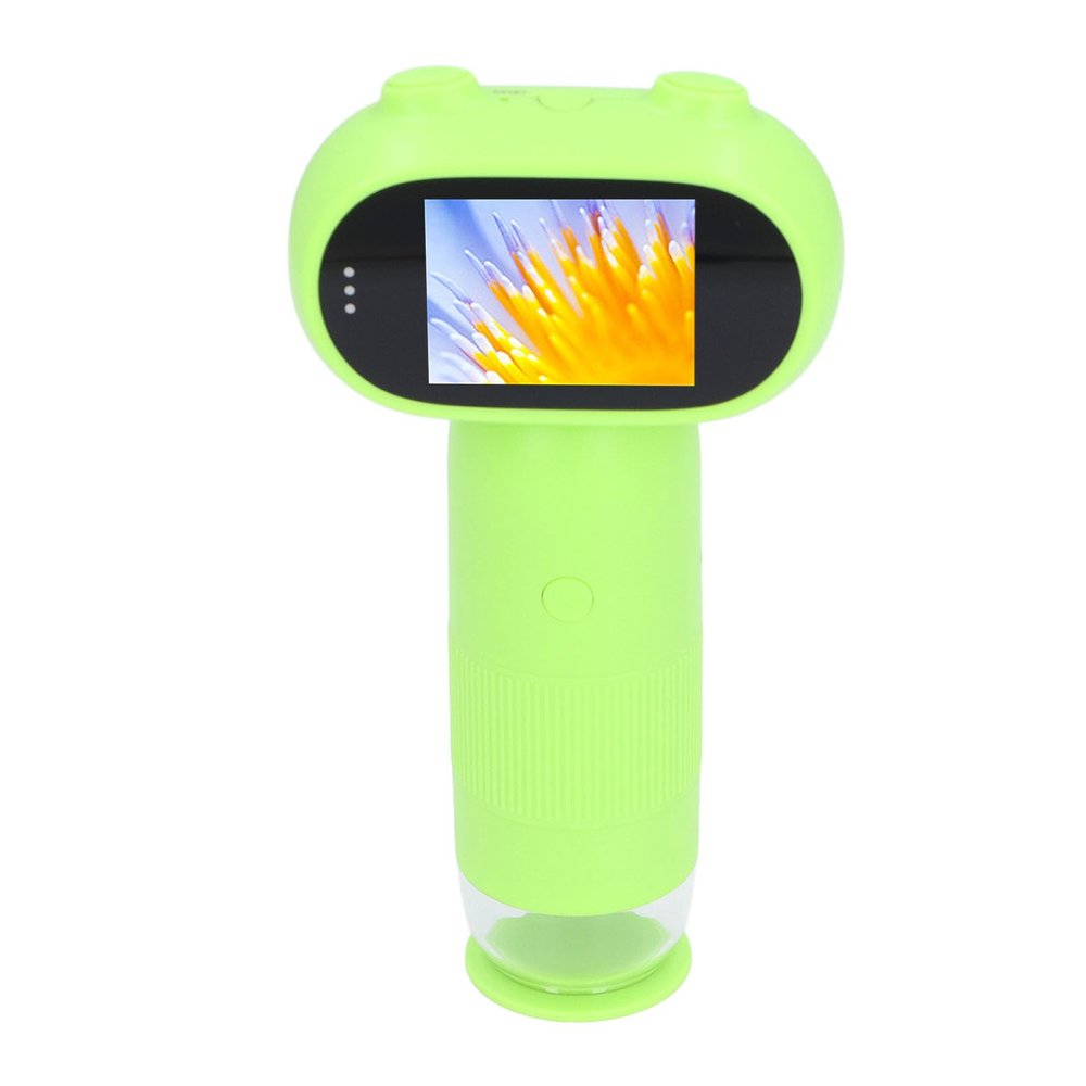 Digital Microscope with Screen: Handheld USB Magnifying Glass with 8 LEDs, 2in Screen for Precious Item Observation, Welding and Watch Repair