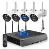 130Wide Angle & Two-Way AudioWireless Security Camera System Outdoor, WiFi Cameras Systems,Video Surveillance DVR Kits view 1