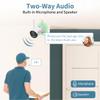 130Wide Angle & Two-Way AudioWireless Security Camera System Outdoor, WiFi Cameras Systems,Video Surveillance DVR Kits view 3