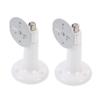LOORGVEL 2pcs Adjustable Security Mount Bracket Wall Holder for Use Easy Installation Angle Adjustable Design for Enhanced view 1
