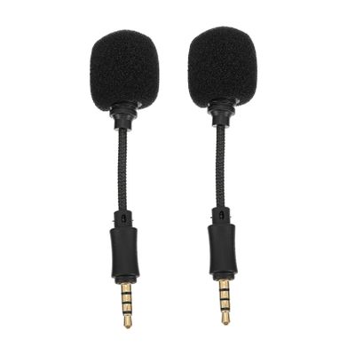BAZEITFLOW 2pcs Professional Live Streaming Mic Lapel Mic Noise Reduction for Phone Computer Gaming Singing