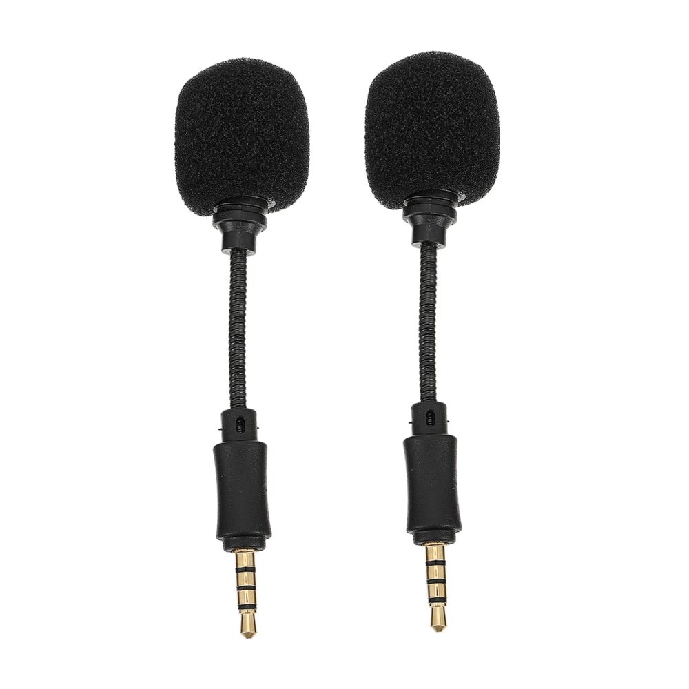 BAZEITFLOW 2pcs Professional Live Streaming Mic Lapel Mic Noise Reduction for Phone Computer Gaming Singing