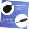 BAZEITFLOW 2pcs Professional Live Streaming Mic Lapel Mic Noise Reduction for Phone Computer Gaming Singing view 2