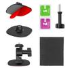 3-in-1 Universal Flexible Adhesive Base for Insta360 X5/X4/X3/One X,Motorcycle Helmet Mount Base Set with Standard 1/4" Adapter for GoPro Hero 13/12/11 view 1
