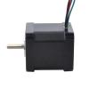 0.9 Degree 17 Stepper Motor 44Ncm(62.3oz.in) 1.68A 4-Lead 17 Step Motor 42 X 47mm 1pcs view 1
