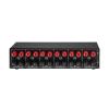 5MNG0Y8 2 in 4 Out Speaker Selector Switch Box 4 Zone Amplifier Speaker Selector Volume Control Banana 6.5mm Earphone Jack view 1
