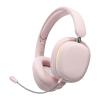 Wireless Headphones RGB Lighting Foldable Bluetooth Earphones Gaming Earphone with Mic auriculares (Pink) view 1