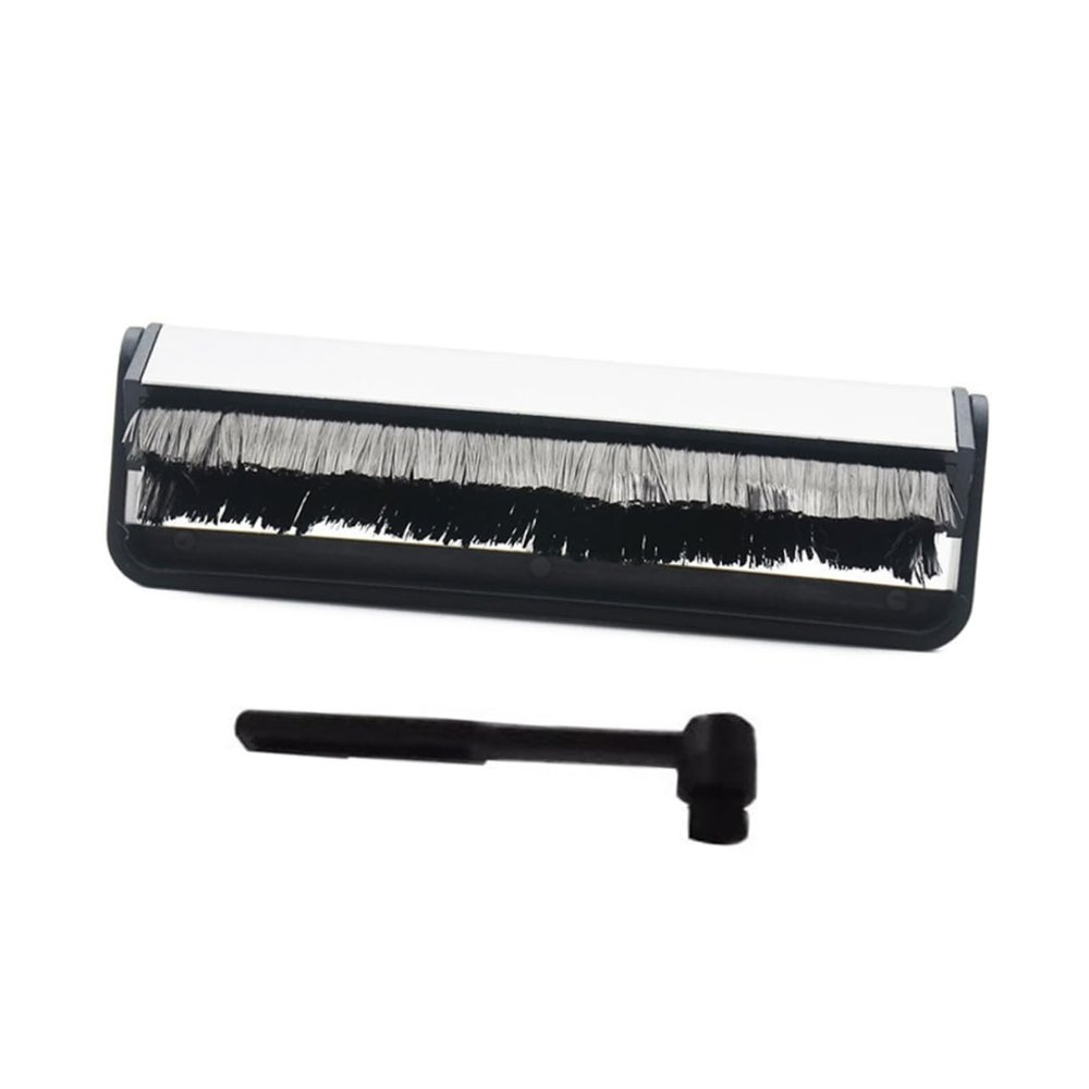DOITOOL 2pcs Portable Vinyl Record Cleaner Brush Carbon Fiber Record Cleaning Kit Brush for Turntable Player Accessories