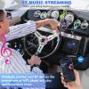 Boat Radio Marine Stereo Receiver,Waterproof Digital Multimedia MP5 Player with 3" LCD Display,Wireless Connection, Multi-Mode Playback AM/FM Tuner, AUX USB Preset EQ Subwoofer, for Car, Boat, ATV, RV view 3