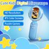 Portable Digital Microscope, 1MP 4X Digital Zoom Macro Handheld Microscope 2.0 Inch Screen with 8 LED Lights view 2