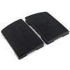 Cnaloo12 Motorbike 6X9" Saddlebag Speaker Grills Lid Mesh Covers for Harley Electra Street Road Glide Plastic Black view 4