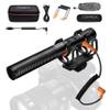 COMICA VM20 Shotgun Microphone with 3.5mm TRS to USB-C Audio Output Cable, Super-Cardioid Camera Microphone with OLED Power Display, Video Mic for Smartphones, DSLR Cameras, Tablets, Laptops view 1