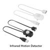 DAHSLNWKN USB Infrared Motion Detector Sensor Switch Adjustable Intelligent(Black) view 2