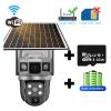 TWSYOXPR 12MP 4G CCTV Solar Camera Outdoor Surveillance Security Camera External 6K WiFi IP Security Camara Vigilancia Outdoor for Home(WiFi Camera Add 64G) view 2