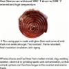 2"(51mm) ID Heat Shielded Fire Thermo Armor Fire Sleeve Silicone Coated Fiberglass for Automotive Hose Lines & Electrical Wiring Red, 5 feet view 3