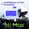 MAXRUNON D10 Motorcycle Helmet Bluetooth Headset, V5.4, Motorcycle Helmet Intercom for Groups, AI Voice Control/Universal Pairing/ENC Noise Cancellation/FM Radio/IPX7 Waterproof, Fits Snowmobile/ATV view 3