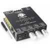 T100HS Power Amplifier Board with Subwoofer 2.0 Channel 100W2, TPA3221 Chip 12V-30V Audio Power Amplifier with Treble and Bass Control view 1