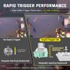 ATTACK SHARK X68HE PRO Rapid Trigger Wireless Gaming Keyboard and X11 Mouse, 8K Polling Rate,Hall Effect Magnetic Switch Keyboard, Tri-Mode Mouse with Magnetic Charging Dock, 22000 DPI for PC Mac view 4