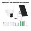 TWSYOXPR 4G/WiFi 4MP Surveillance Smart Security Camera Solar Charging IP65 Waterproof Human Tracking Full Color Night Vision(4G SEA Version) view 2