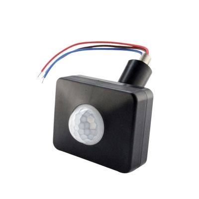 Motion Sensor 12V Automatic Infrared AC 110V 220V PIR Motion Switch Detector DC 12 Volt Lamp Light Outdoor Timer Sensor Switch(AC 110V-240V)