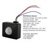 Motion Sensor 12V Automatic Infrared AC 110V 220V PIR Motion Switch Detector DC 12 Volt Lamp Light Outdoor Timer Sensor Switch(AC 110V-240V) view 3