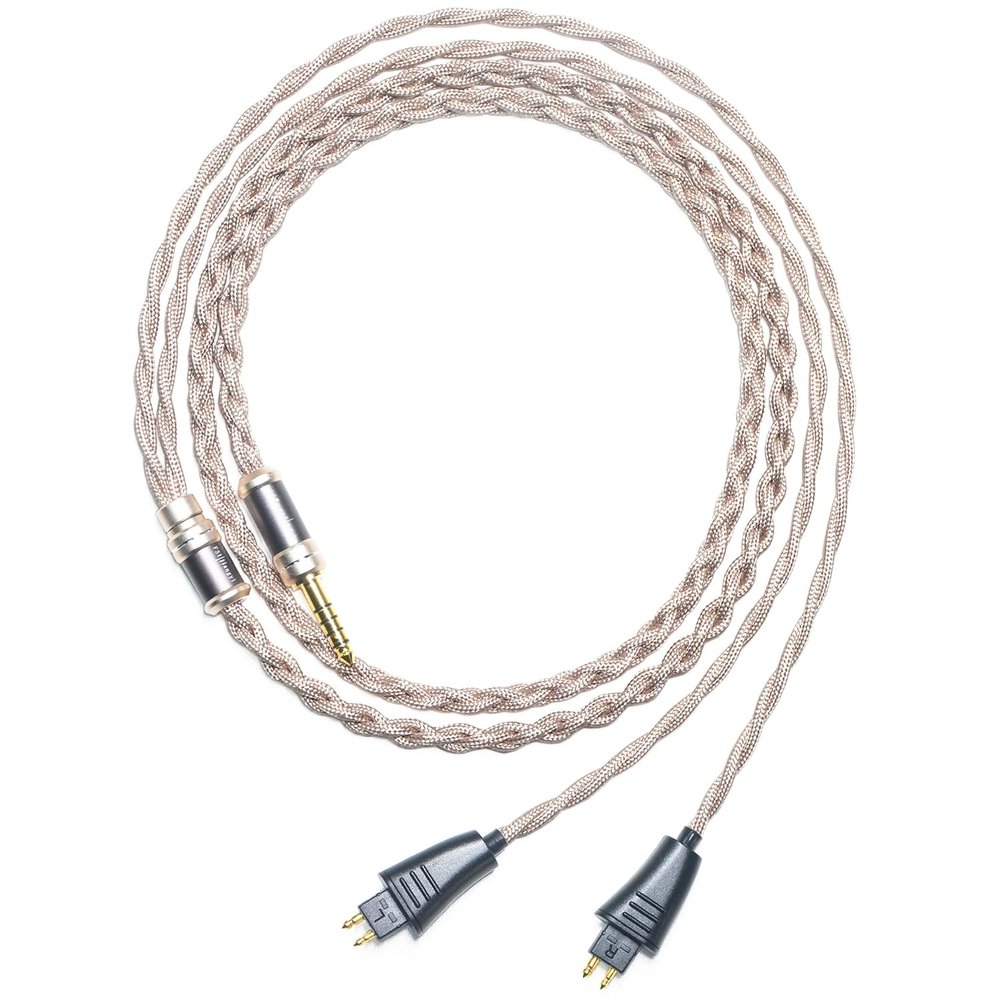 FSIjiangyi 6N Single Crystal Copper Headphone Cable for Fostex TH610 TH900 MK2 TH909 TH1000RP TH1100RP TH808 4.4mm Balanced Hi-Fi Headphone Audio Upgrade Cable (6.35mm Plug)