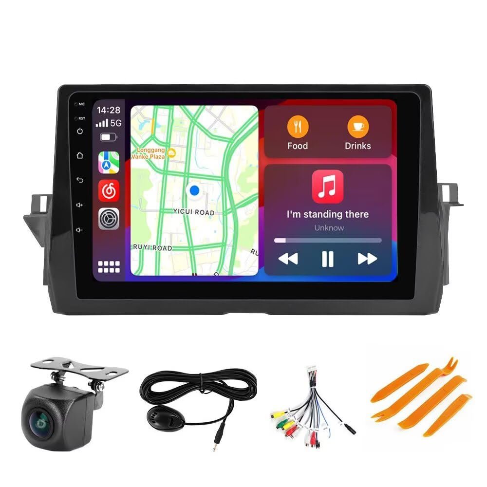 Stereo Radio for Toyota Camry 2021 2022 2023 2024, Biorunn 10.1 Inch GPS Navi Wireless Car-Play Android Auto Upgrade Dash Kit Blue-Tooth FM RDS Head Unit 1GB RAM 32GB ROM