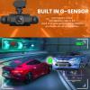 2025 Upgraded 4 Channel FHD Dash Cam,1080P Video Dash Cam 360,Car On-Dash Mounted Cameras, 8 IR LED Night Vision,Parking Mode,Seamless Loop Recording (with 64GB TF Card) view 3